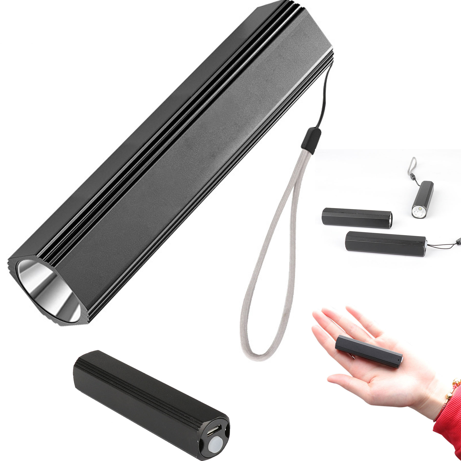 Mini USB Charging Bright Flashlight/LED light 1