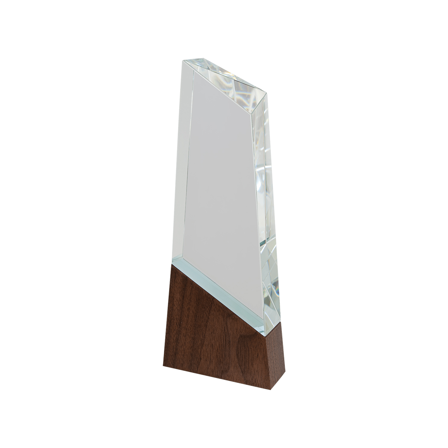 9 3/4" Peak Sierra Glass with Walnut Base 3