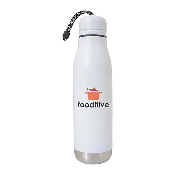 Burble 500 Ml. (17 Fl. Oz.) Stainless Steel Bottle, custom water bottle with logo imprint 1