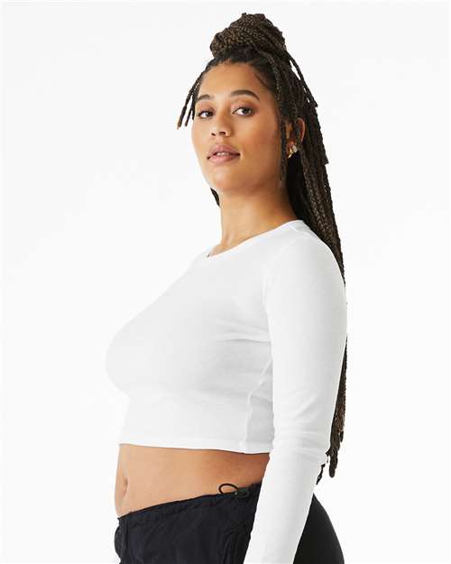 Women's Micro Rib Long Sleeve Baby Tee - 1501 14