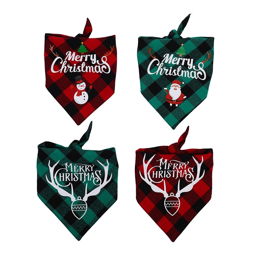 Christmas dog scarf 2