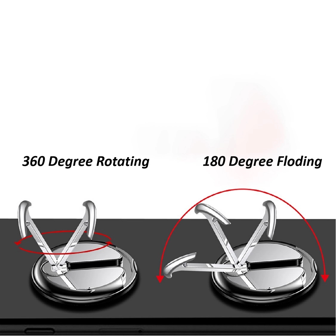 Cell Phone Ring Holder Stand Finger Grip 360 Degree Rotation 3