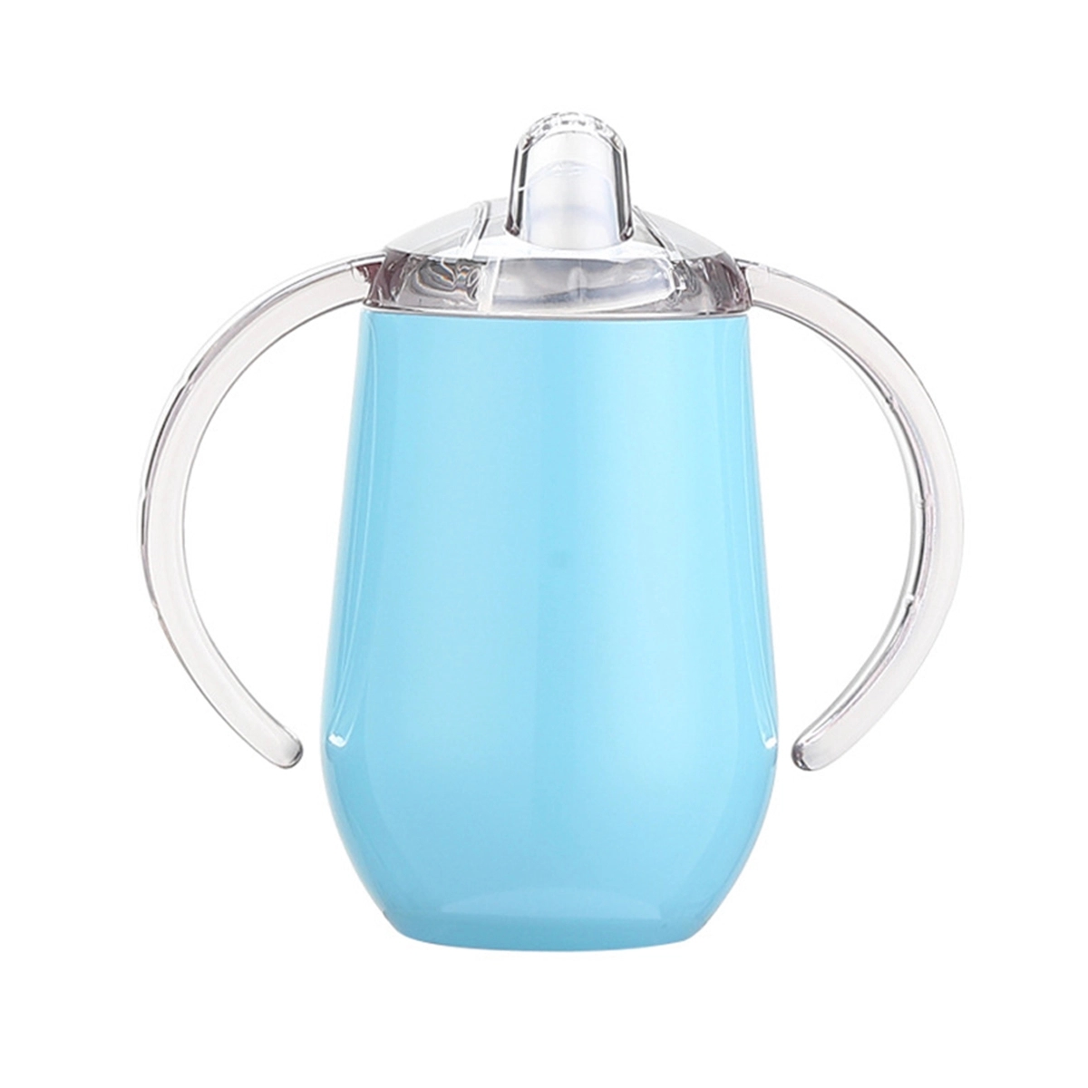 10Oz Custom Bpa Free Baby Feeding Sippy Cups Egg Shape 1