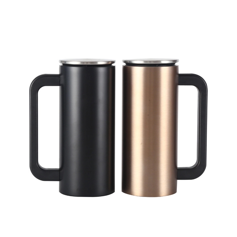 Custom 12 oz Stainless Steel Coffee Tumbler With Handle 4
