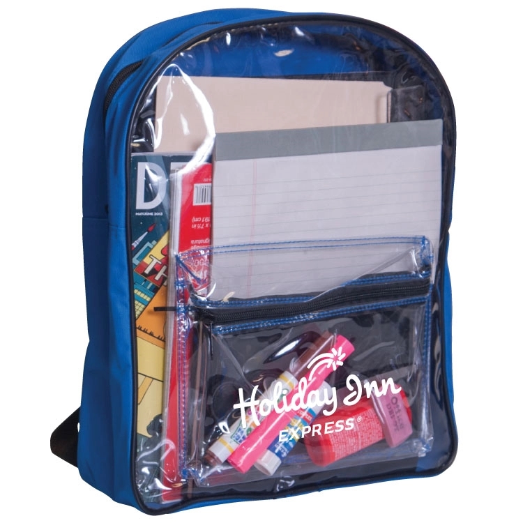 Archer Clear Front PVC Backpack 4