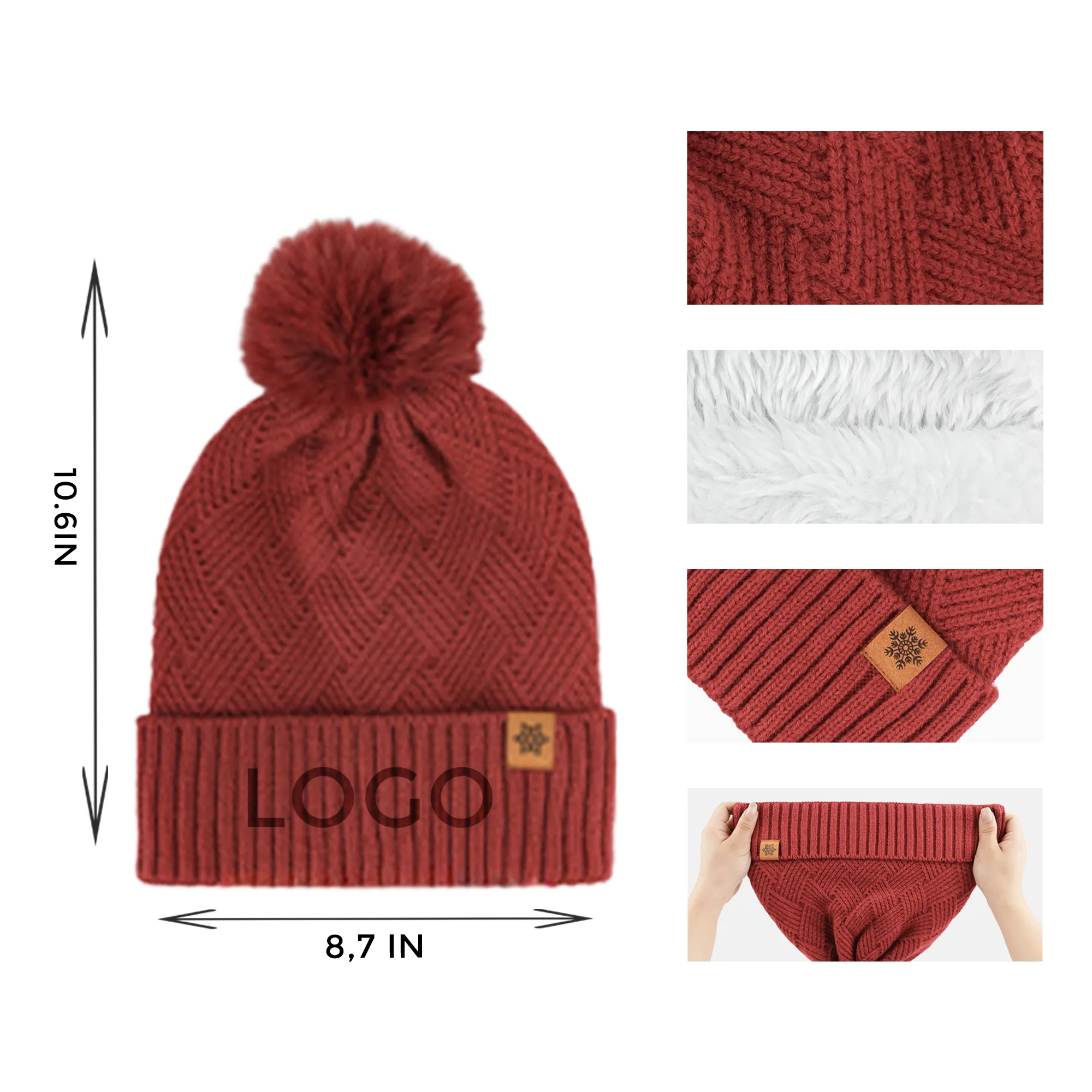 Warm Knitted Hat 2