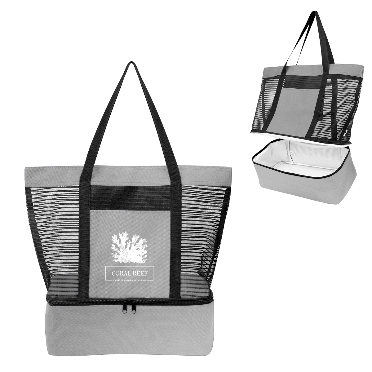 Marley rPET Mesh Tote Bag With Cooler 9