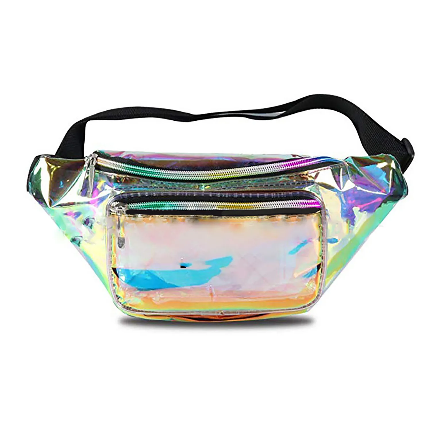 Clear Reflective Holographic Fanny Pack 1