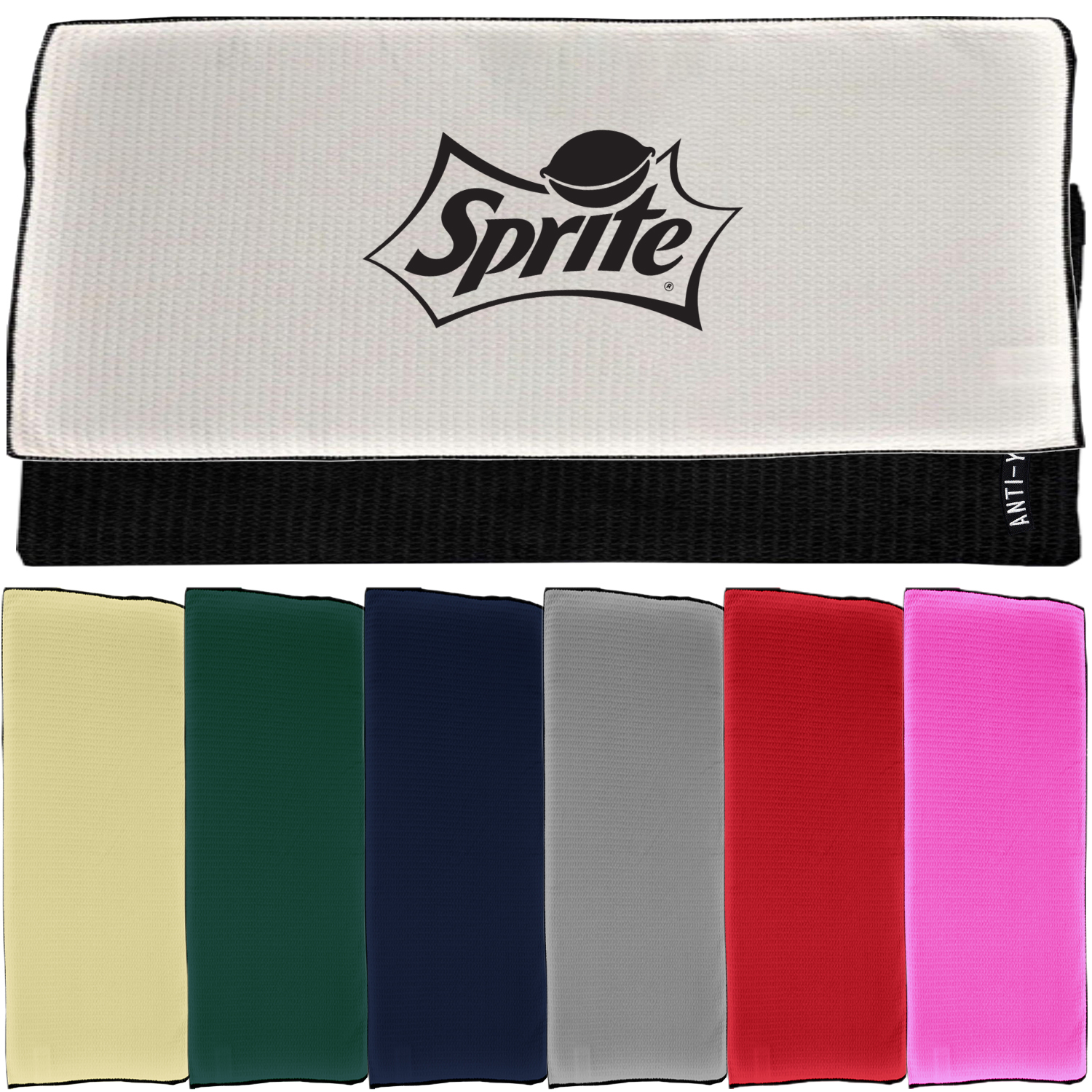 17" x 40" Polyester Waffle Weave Golf Towel 1