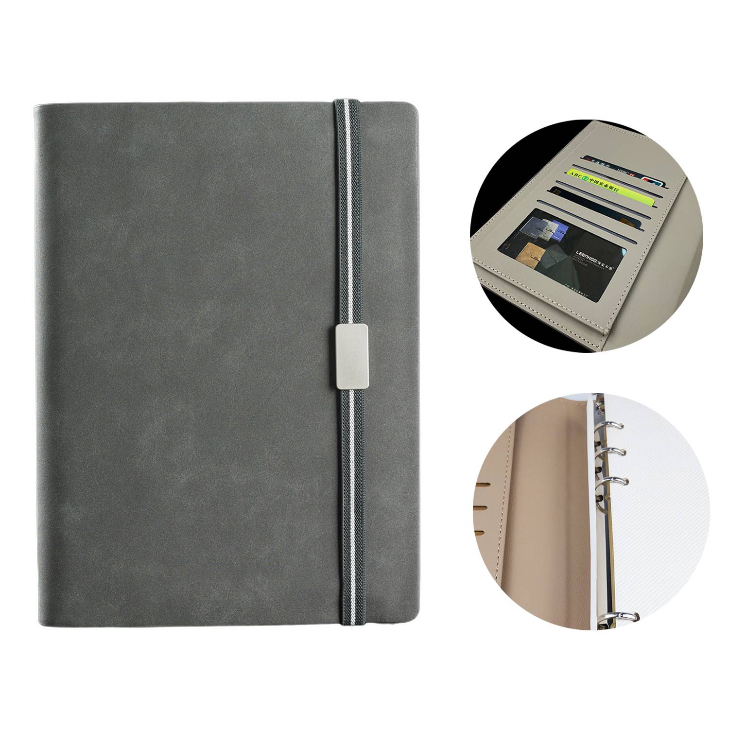 A5 PU Leather Binder Notebook 15