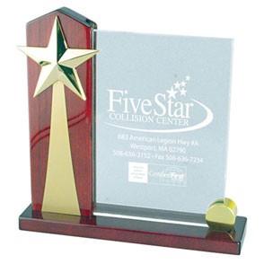 Rising Star Acrylic Award (9"x8 1/2") 2