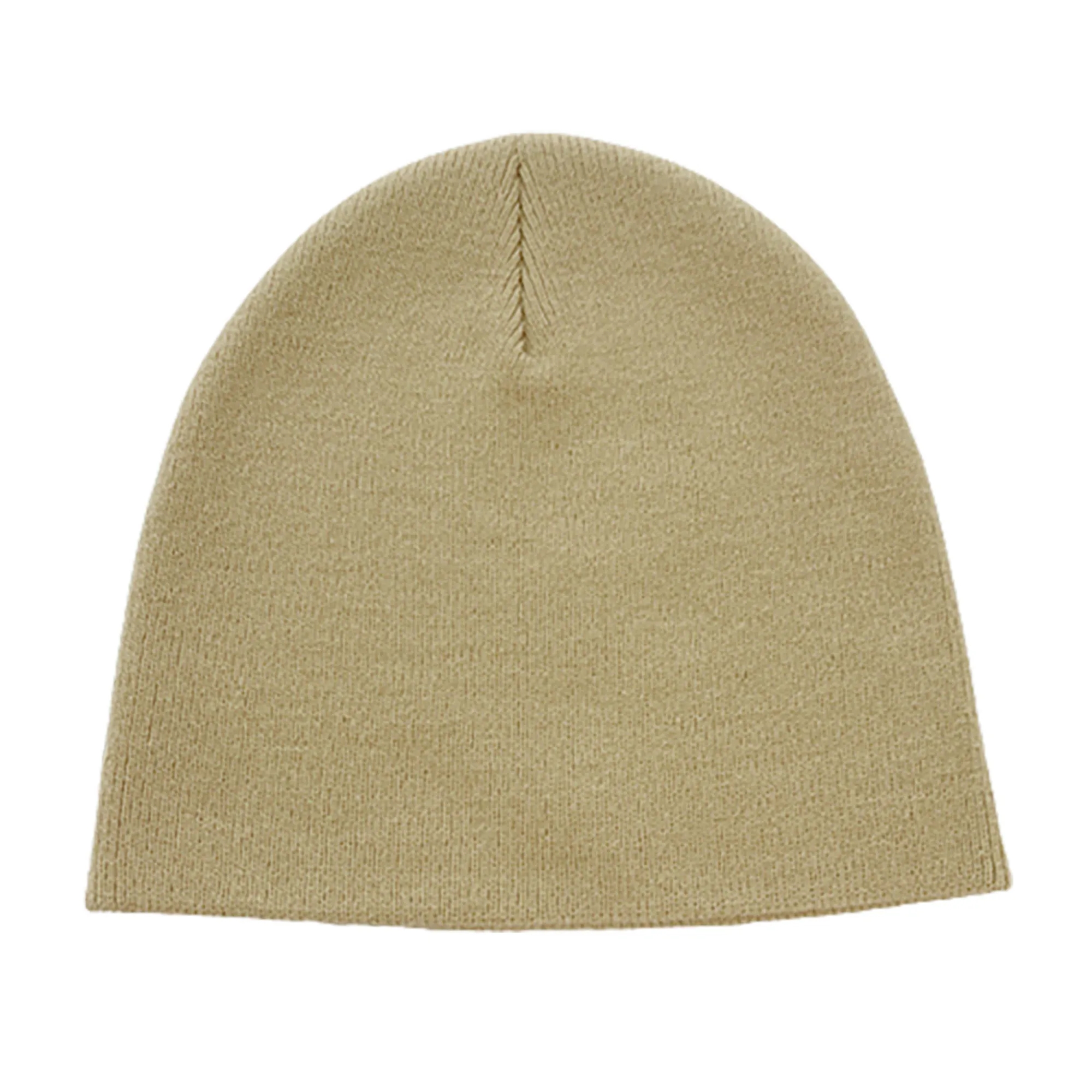 Custom Acrylic Knit Beanie Hat MOQ 10pcs 5