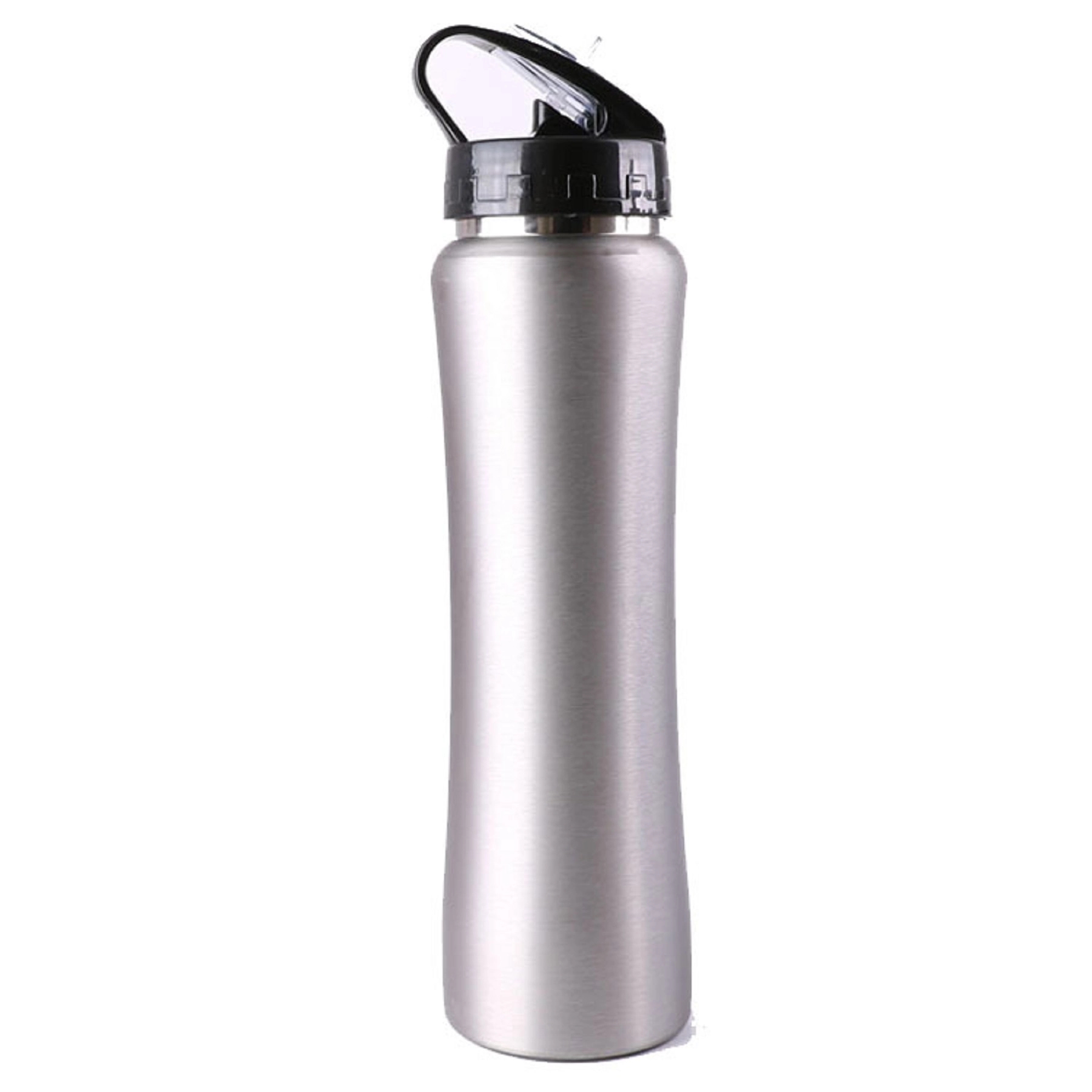 21 oz single wall metal sport bottle with straw, custom water bottle with logo imprint 8