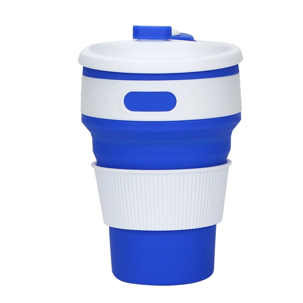 15oz/450ml Silicone Collapsible Hot Cup Coffee Mug 10