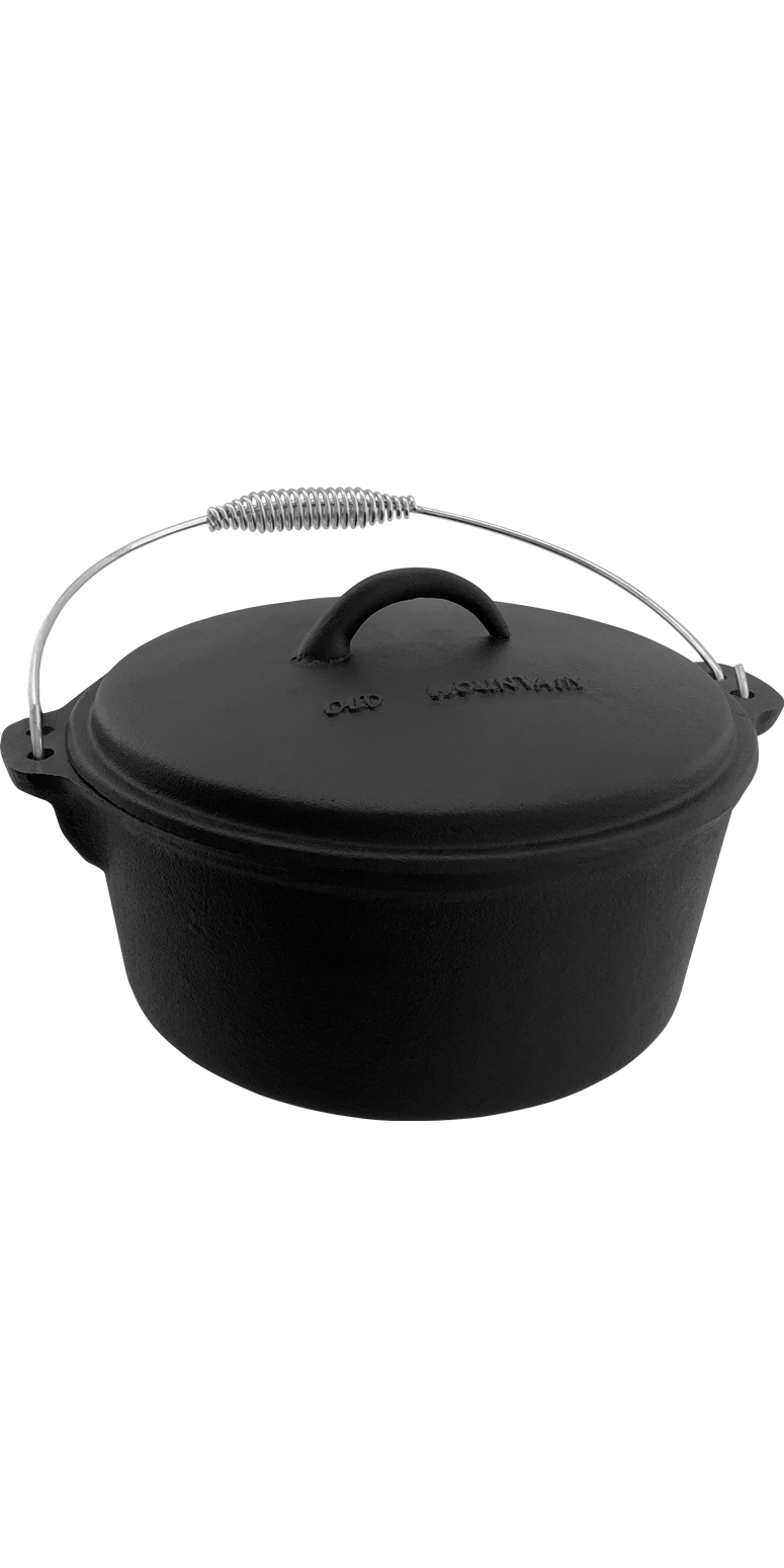 Old Mountain 4.5 Qt Flat Bottom Dutch Oven 3