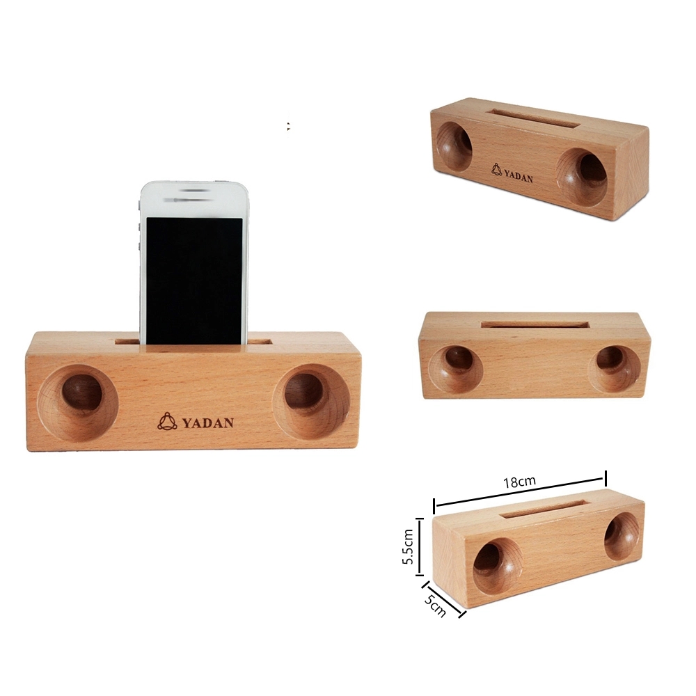 Mobile Phone Speaker Wood Holder Sound Amplifier 2