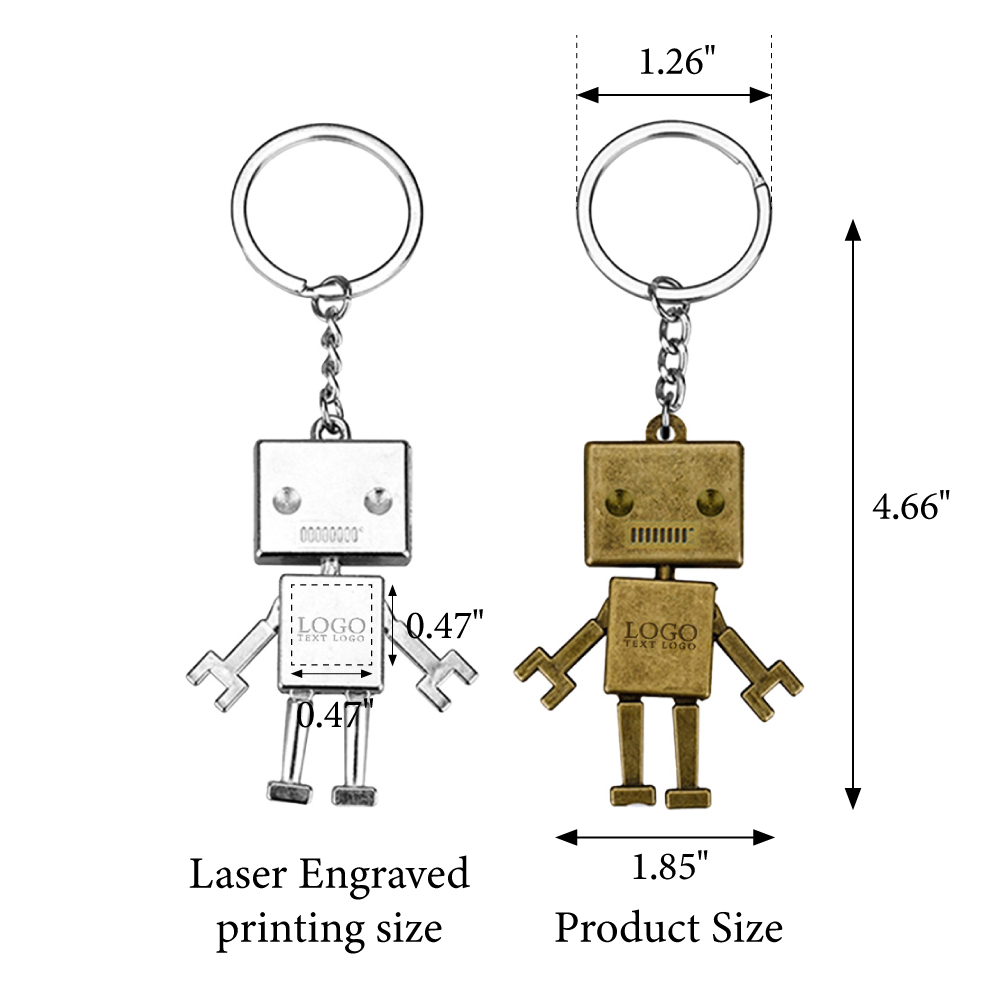 Promo Robot Shaped Key Chain 5