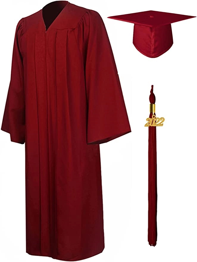 GradSeason Matte Graduation Gown Cap Tassel Set 2025 21