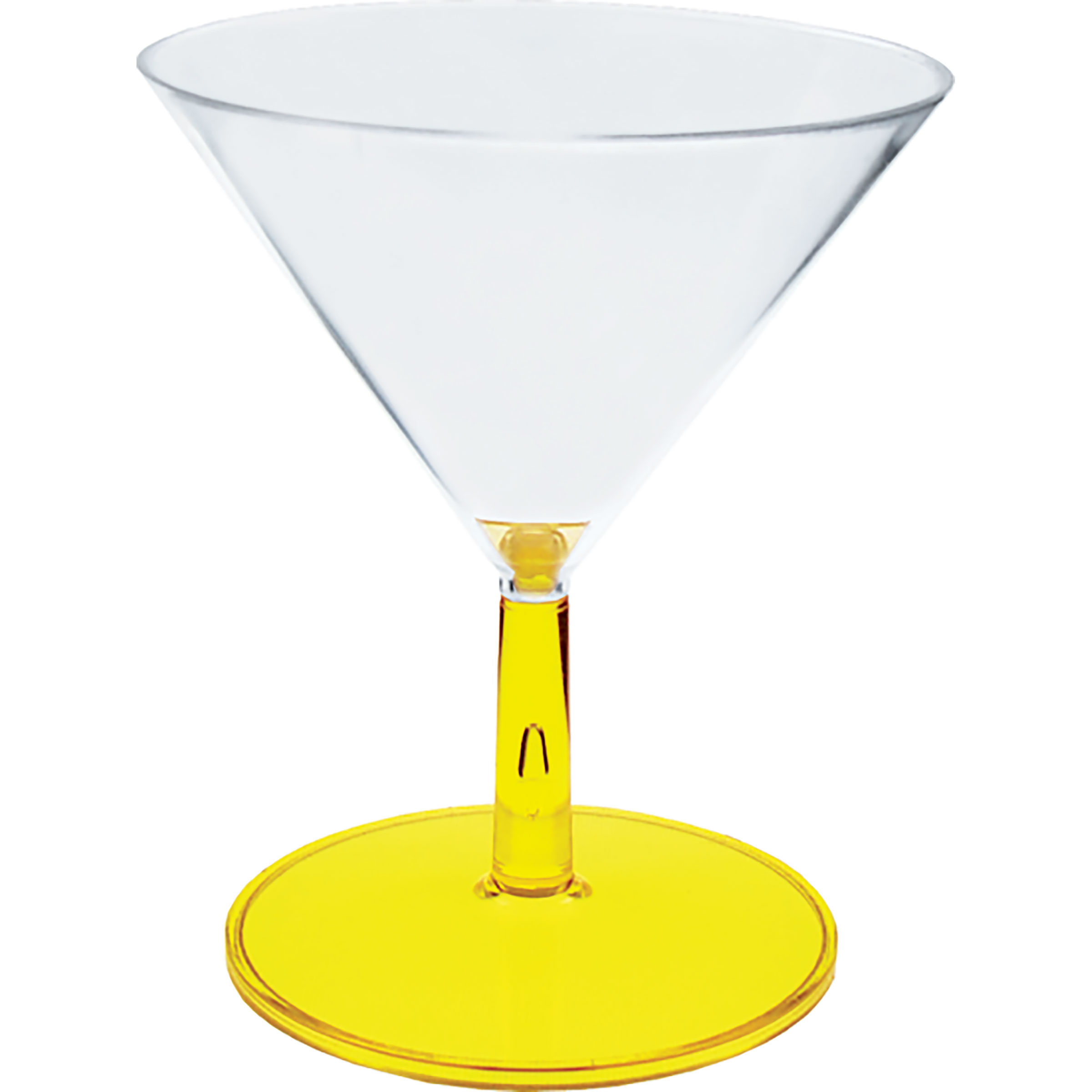 2oz Plastic Martini Sampler with Choice of Stem Color 6