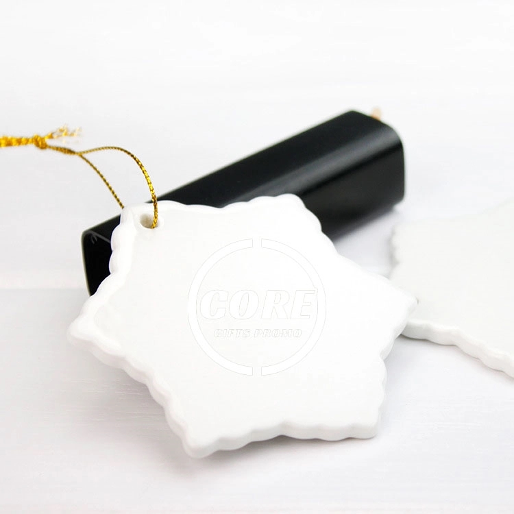 Custom Sublimation Ceramic Ornament 1