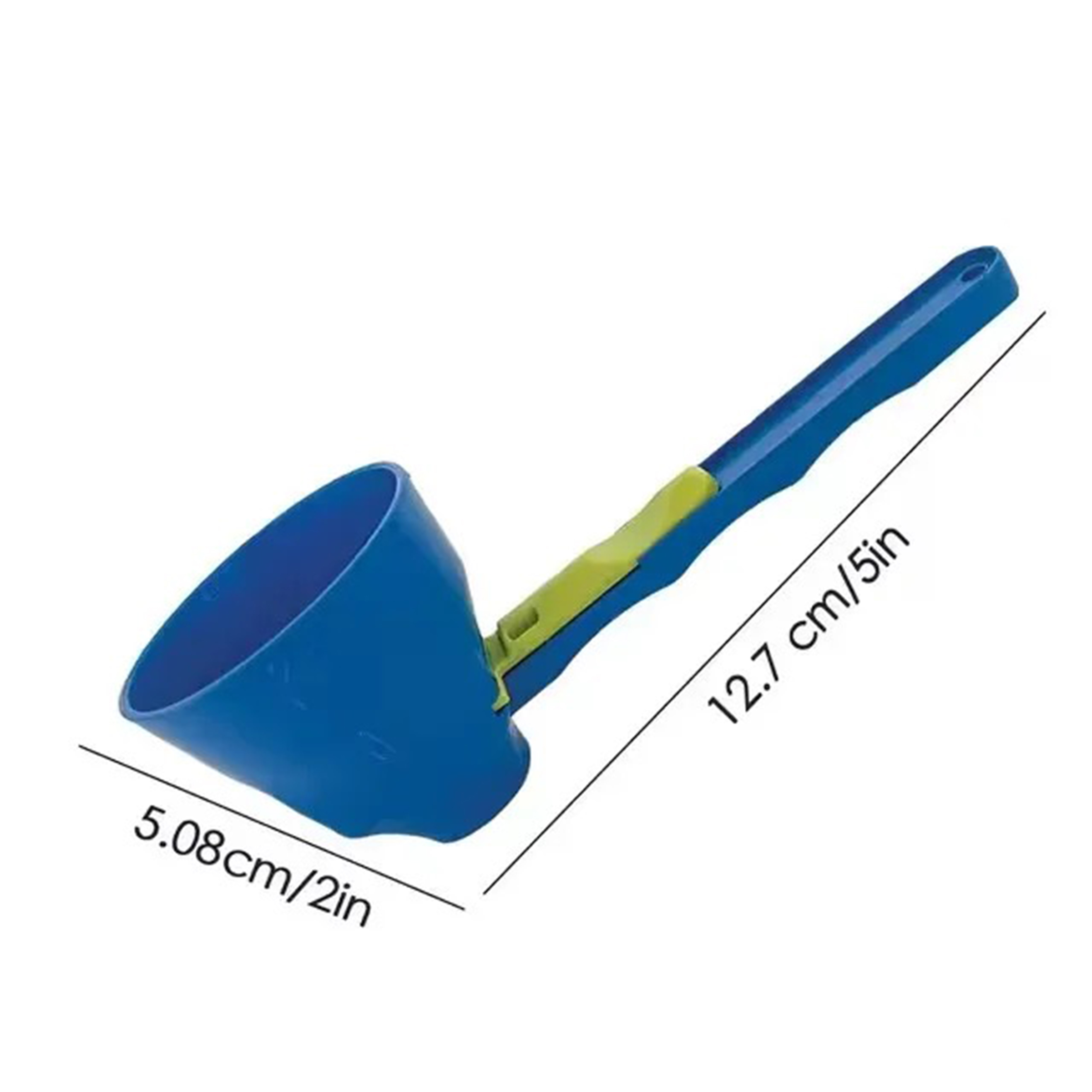 Plastic Precision Pouring With The No-Spill Sliding Scoop And Funnel 2