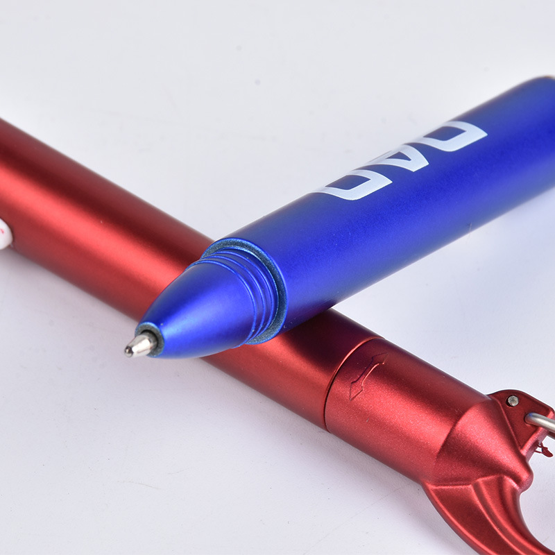 Carabiner Ballpoint Pen with LED Flashlight 7