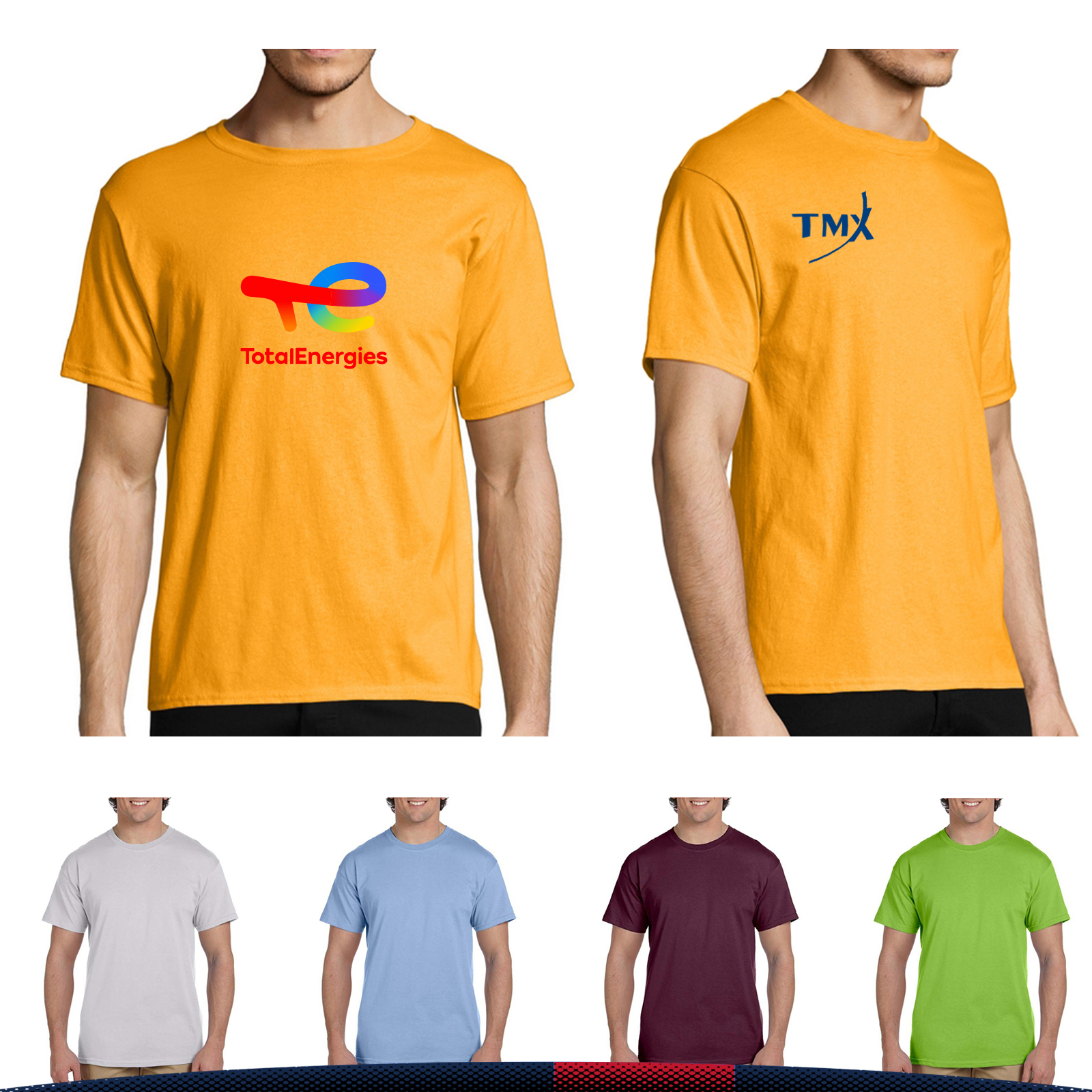 Hanes® Cotton/Polyester Preshrunk T-Shirts 7