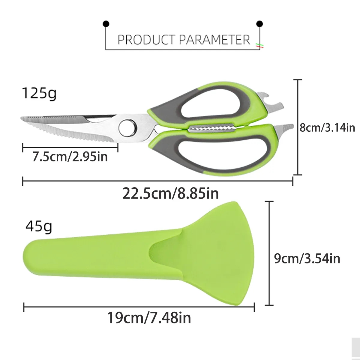 Best Stainless Steel Kitchen Scissors 4