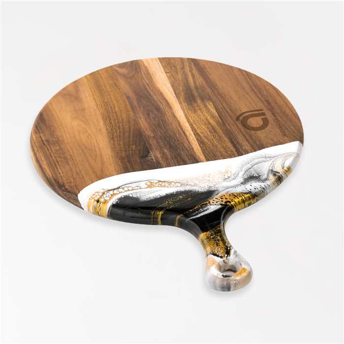 Round Paddle Acacia Cheese Board 5