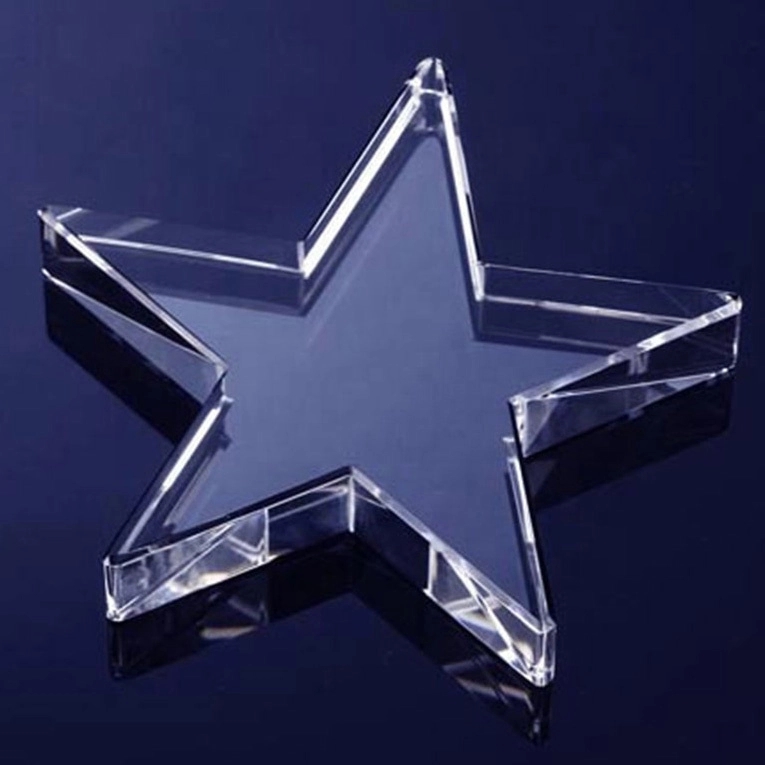 Crystal Star Paperweight 6