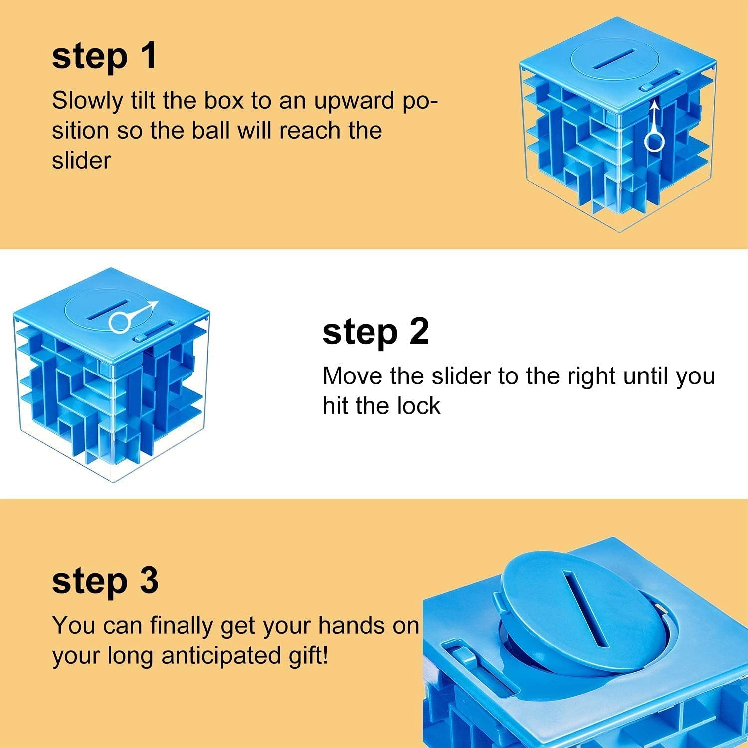 3D Puzzle Maze Money Bank Box 1
