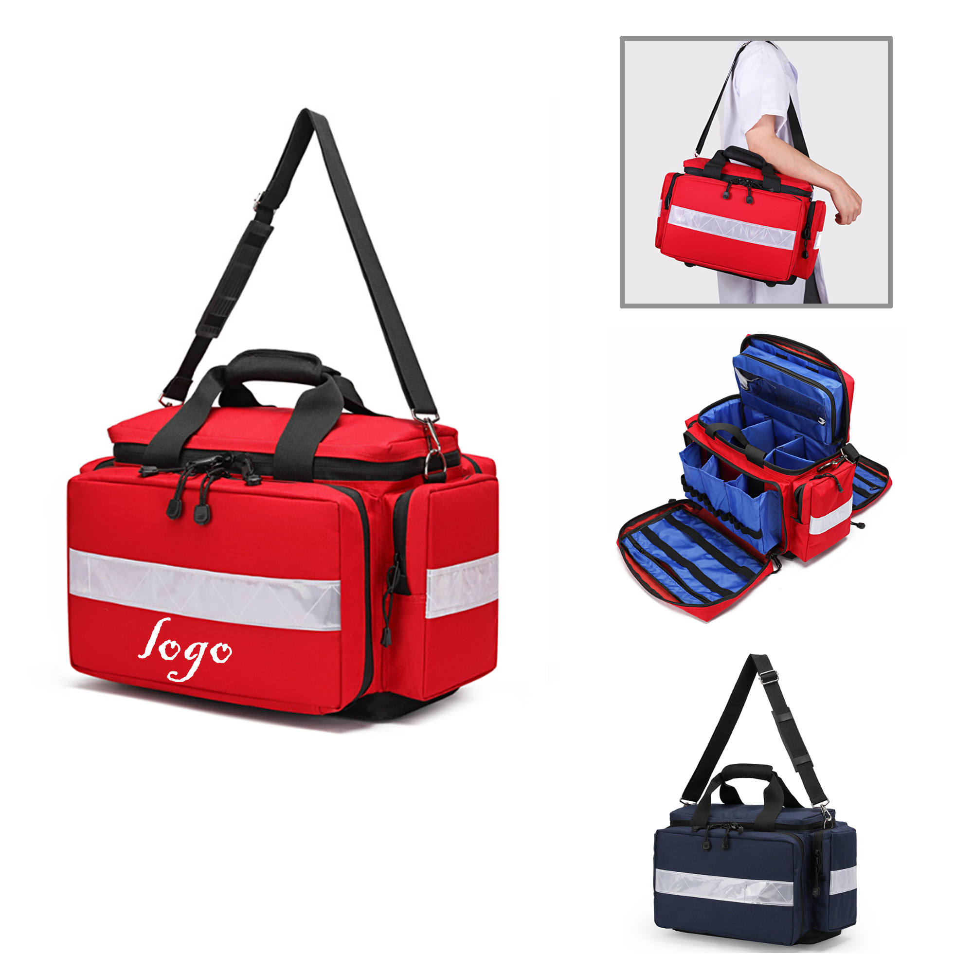 MOQ5 Large Capacity Emergency Rescue Medical Bag 4