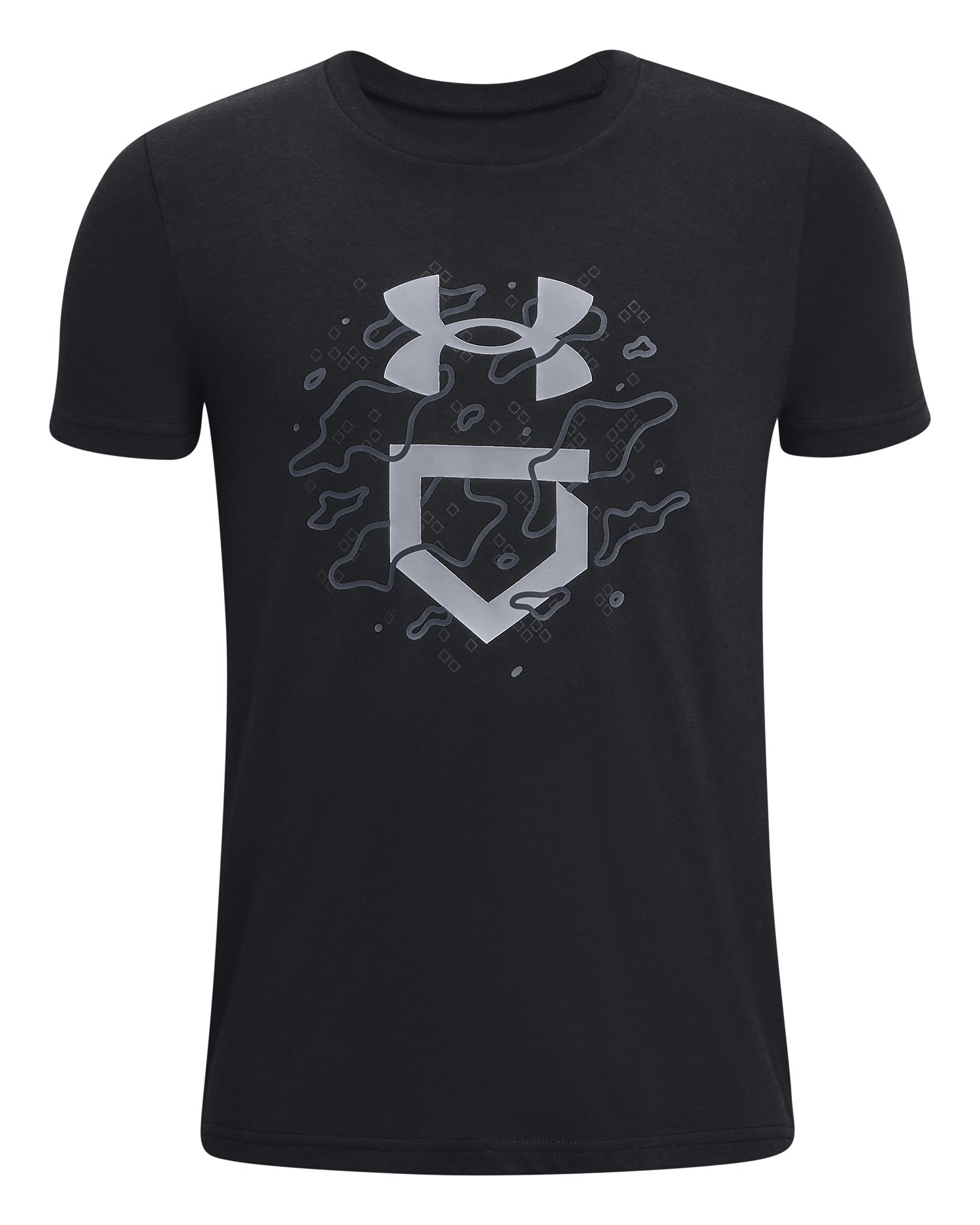 UA Baseball Camo Logo Boys' Short Sleeve 4