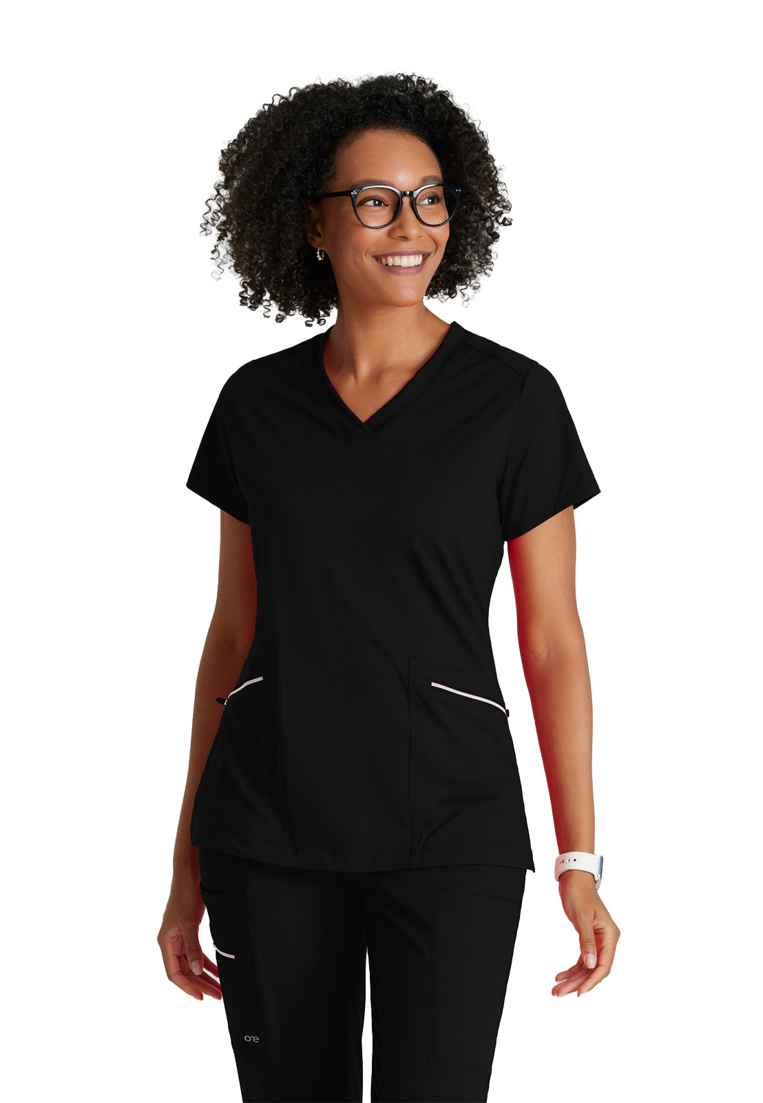 Barco One Performance Knit - Women's Two-Pocket V-Neck Victory Scrub Top 1