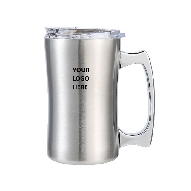 Beer & Coffee Stainless Steel Mug 18 oz 1