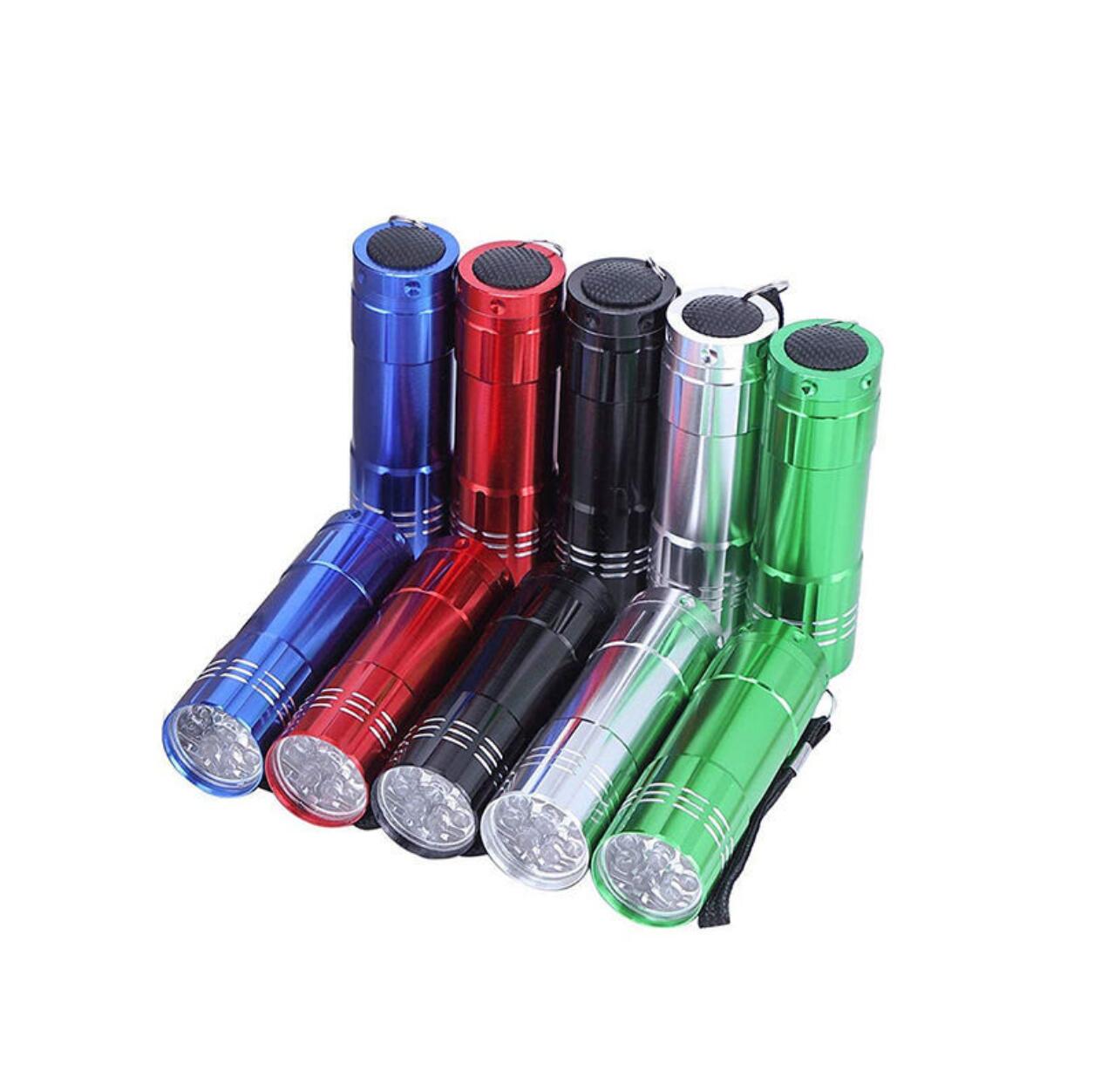 Aluminum 9 LED Flashlight 1