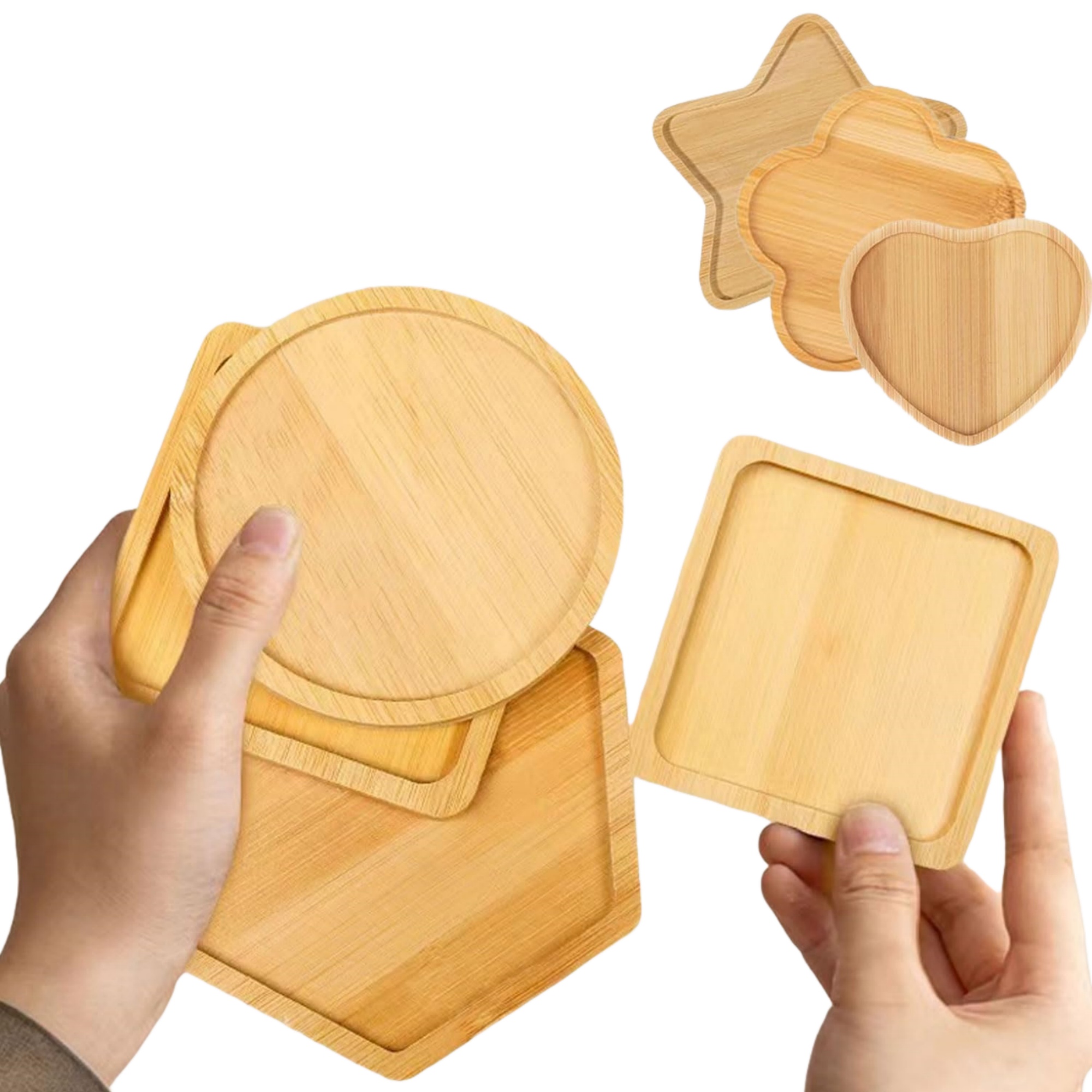 Bamboo Coasters 6