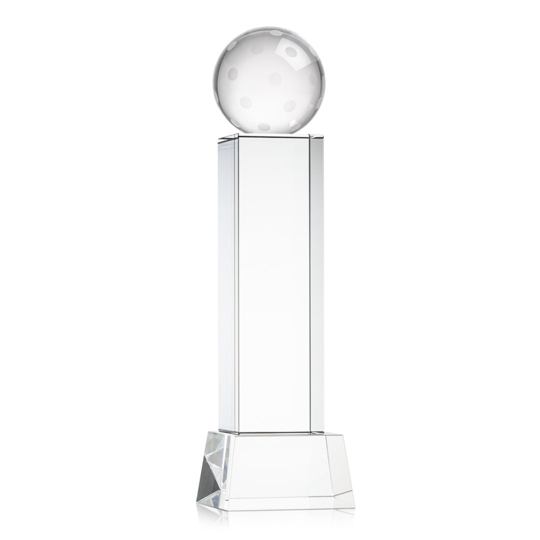 Pickleball VividPrint™ Award on Belcroft Base - Clear 3