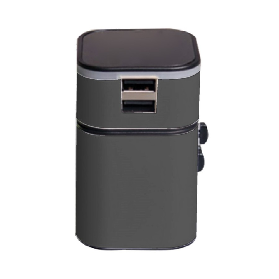 International Universal Travel Adapter with Light Up Logo 2