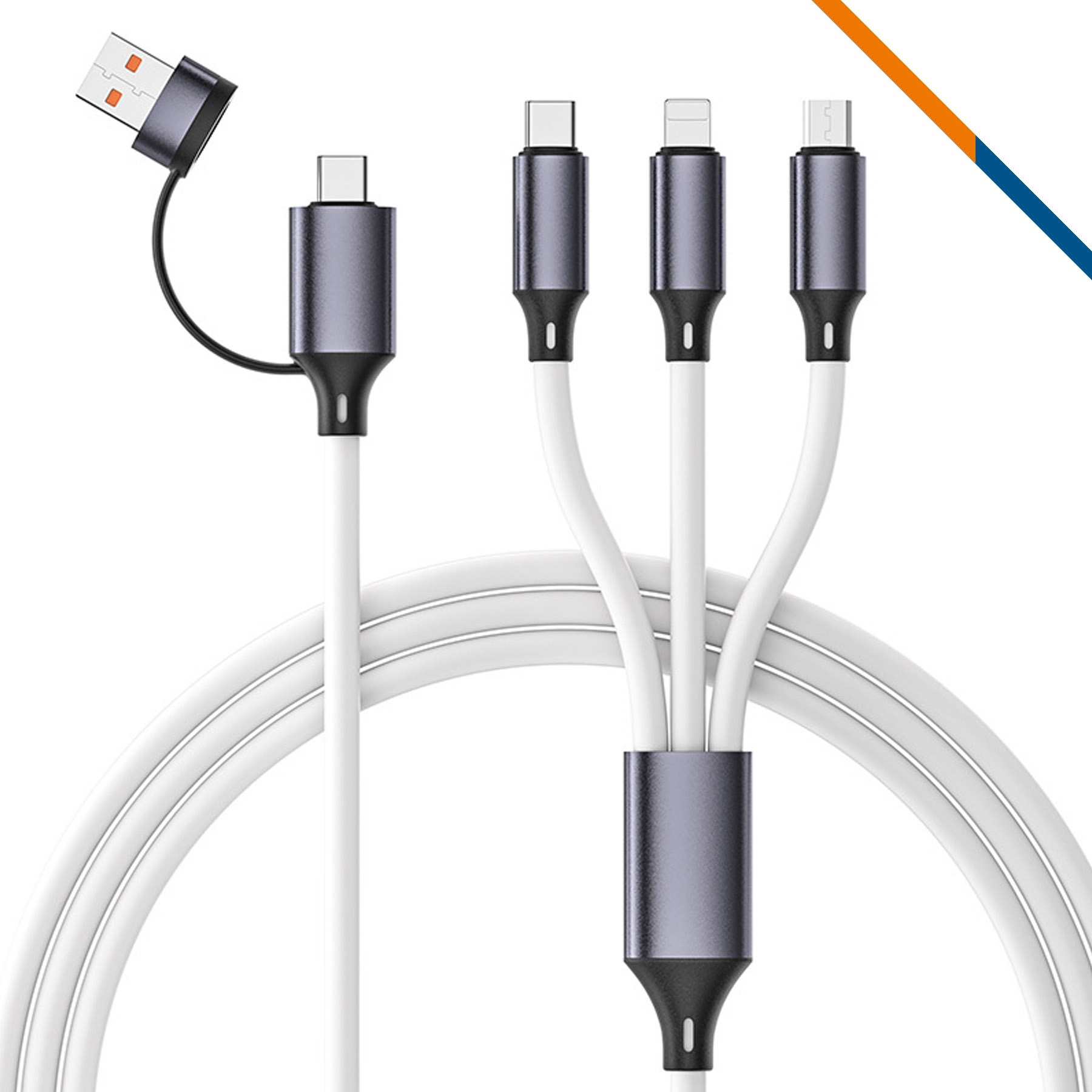 SyncFast 5in1 Fast Charging Data Transfer Cable 8