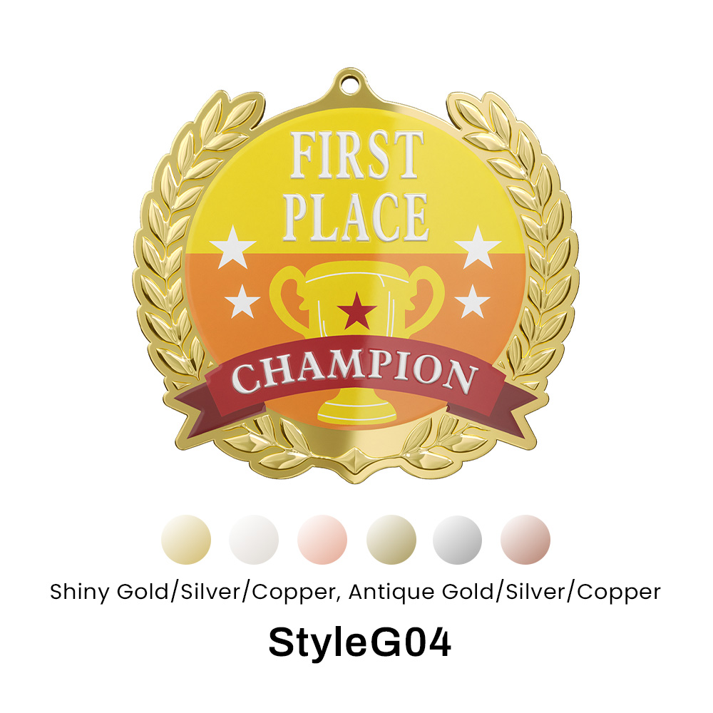 4" UV Printed Honor Medals 7