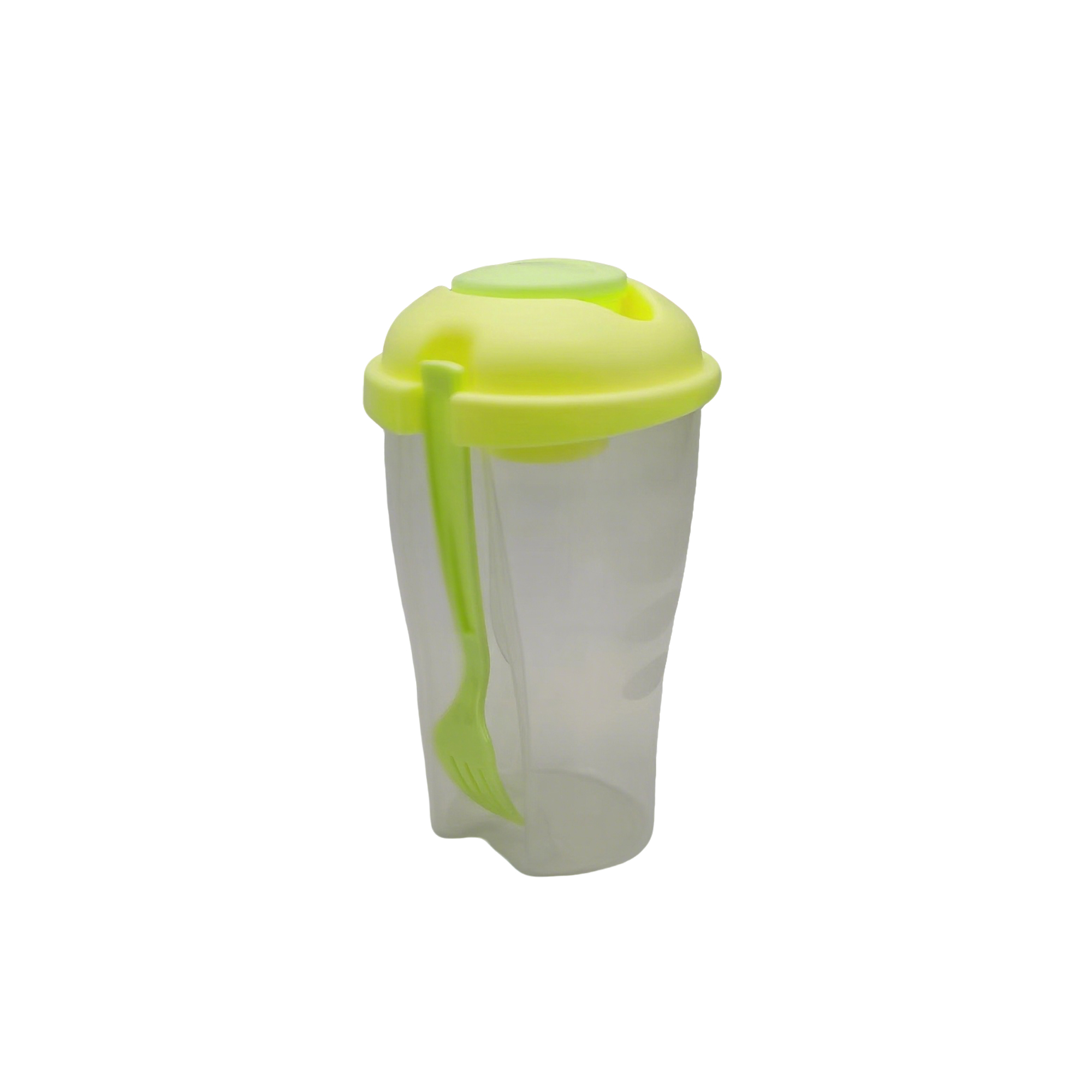 Three Piece Salad Shaker Container With Cup Fork 9