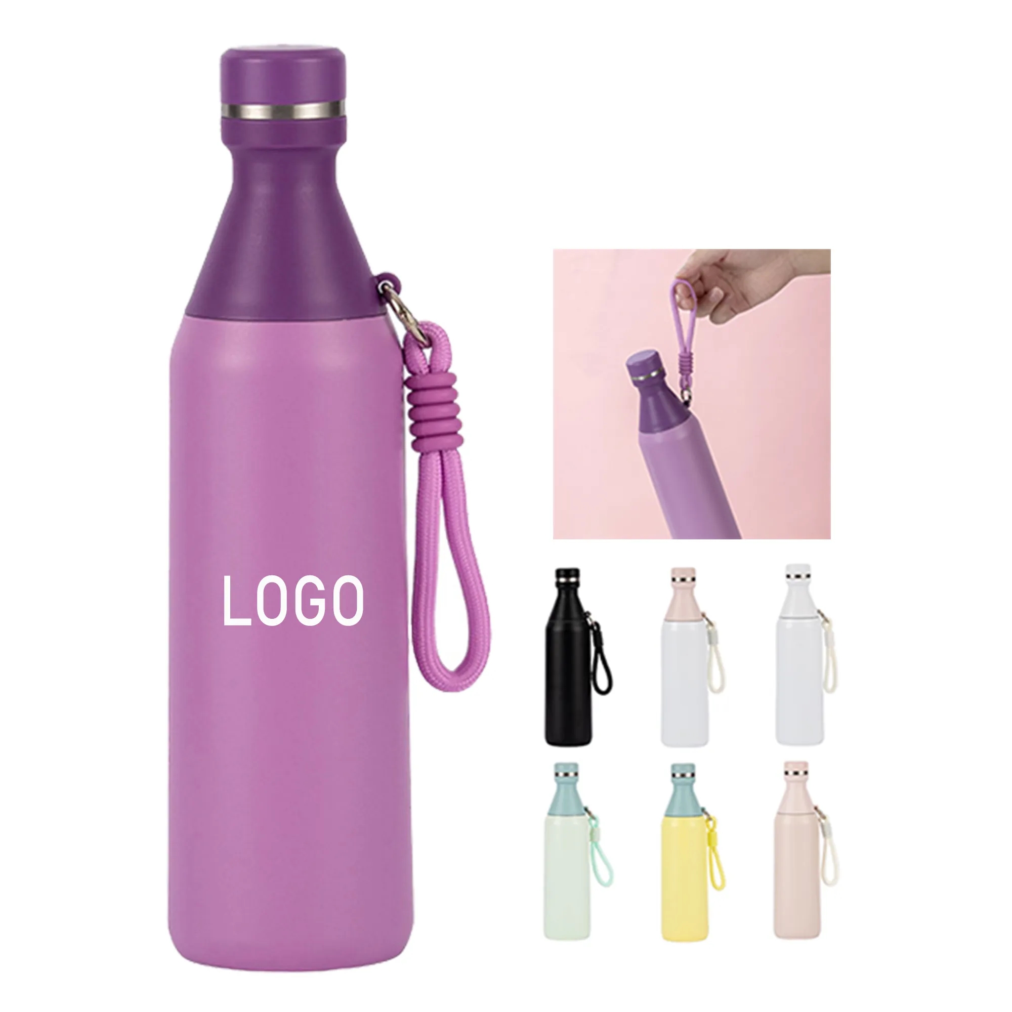 Outdoor Thermos With A Hanging Cord 4