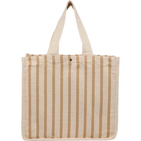 FEED Cotton and Jute Striped Tote 49
