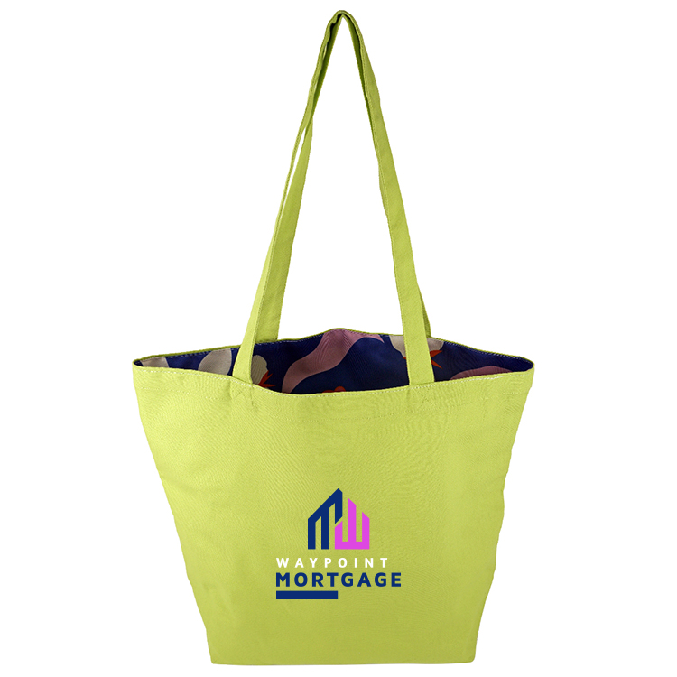 Reversible Colored Cotton Tote 21