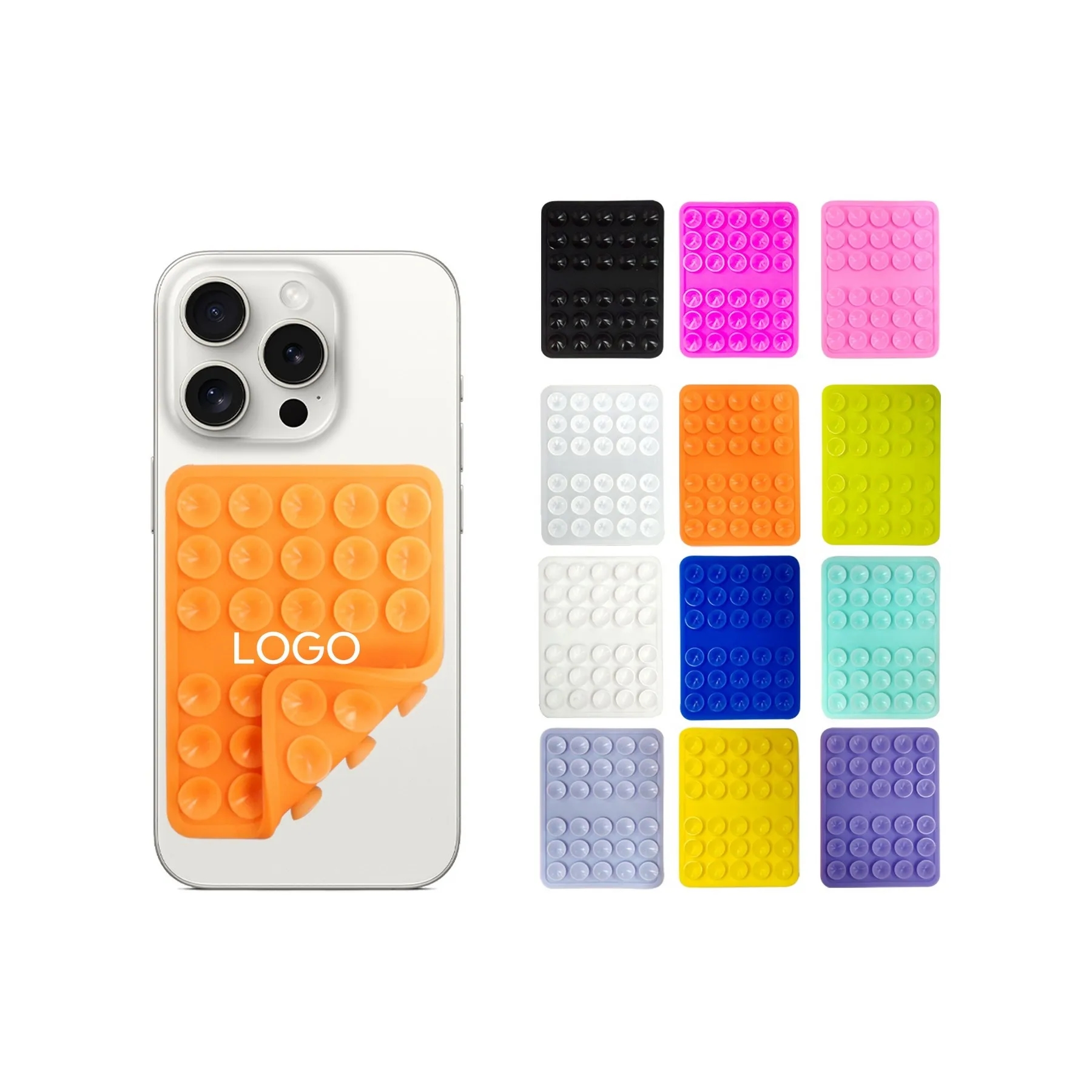 Silicone Suction Cup Phone Case Double Sided 2