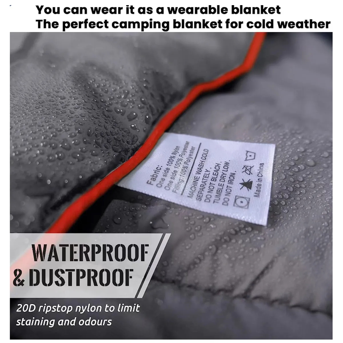 Waterproof Lightweight Down Camping Puffy Blanket For Travel 4