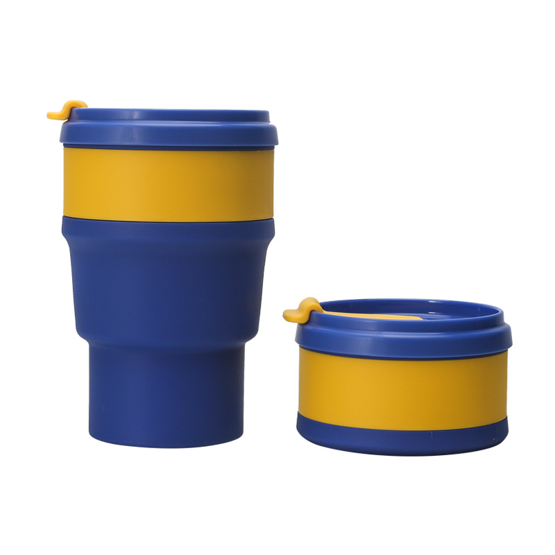 Reusable Collapsible Coffee Mug Leak-Proof Silicone 4