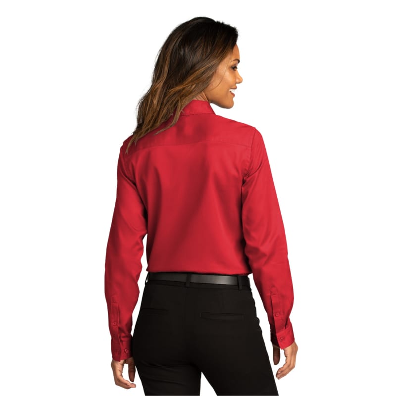 Port Authority Ladies Long Sleeve SuperPro React Twill Shirt. 22