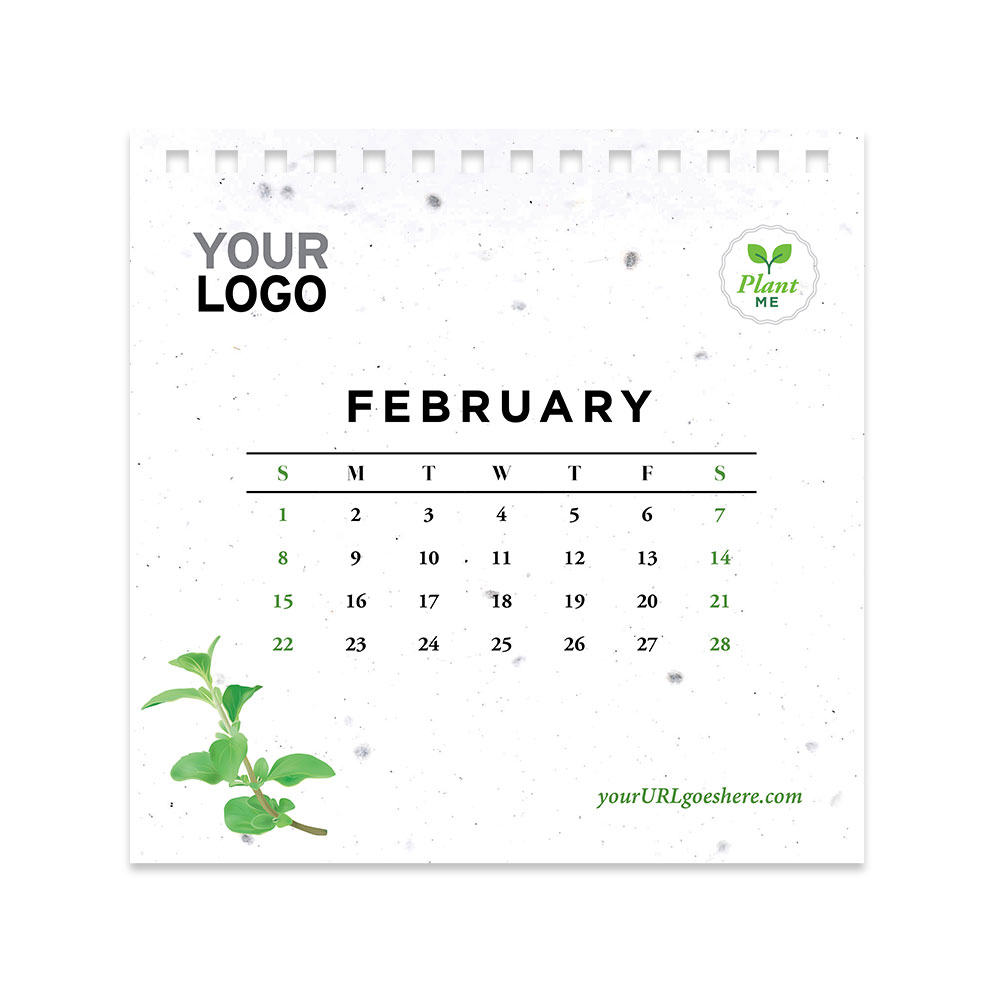 Plantable Herb Garden Eco Calendars 7